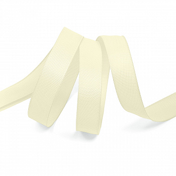 Лента репсовая 15мм цв. 815 кремовый Magic4Hobby уп. 22,8м (±1м) картон/пенопласт