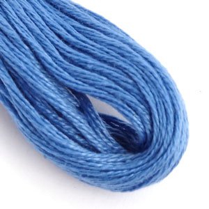 Нитки мулине Цветик-семицветик 10м арт. ПНК набор 7 мотков №2-оранжевый лепесток