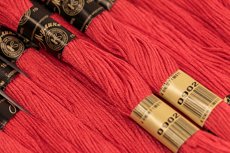 Нитки мулине IDEAL арт.ТВ (100% хлопок) 24х8м цв.389