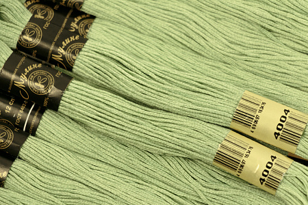 Нитки мулине Цветик-семицветик 10м арт. ПНК набор 7 мотков №2-оранжевый лепесток