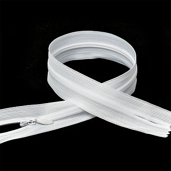 Молния Mzip пласт. потайная №3 30см н/р цв.F101 белый уп.50шт