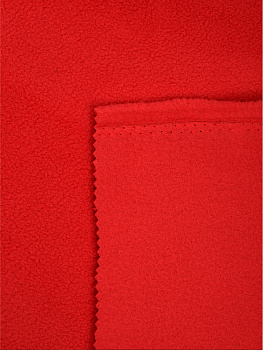 Ткань флис 2-х ст. TBY-0059-S171 190 г/м² 100% ПЭ шир.150см  цв.S171 красный уп.10м